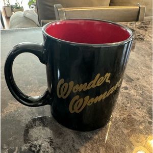 Wonder Woman black mug.